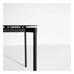 Petite friture - Mesa rectangular de exterior Fromme - 8 personas | Negra