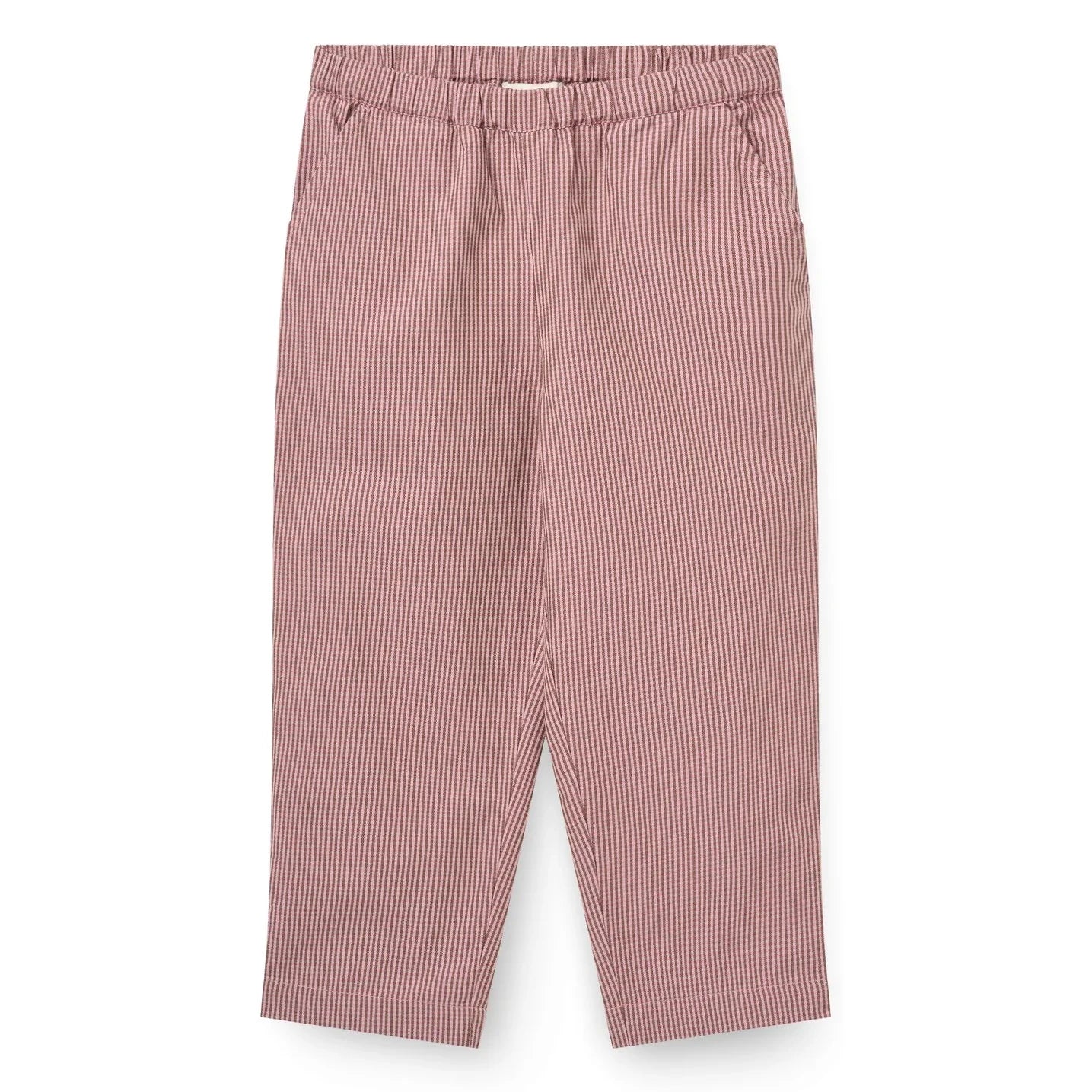 Copenhagen Colors - Pantalón a cuadros de algodón orgánico | Rosa polvo