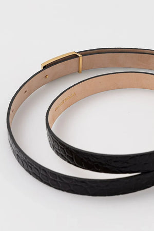 Cinturón de cuero Victoria Beckham Dorian para mujer