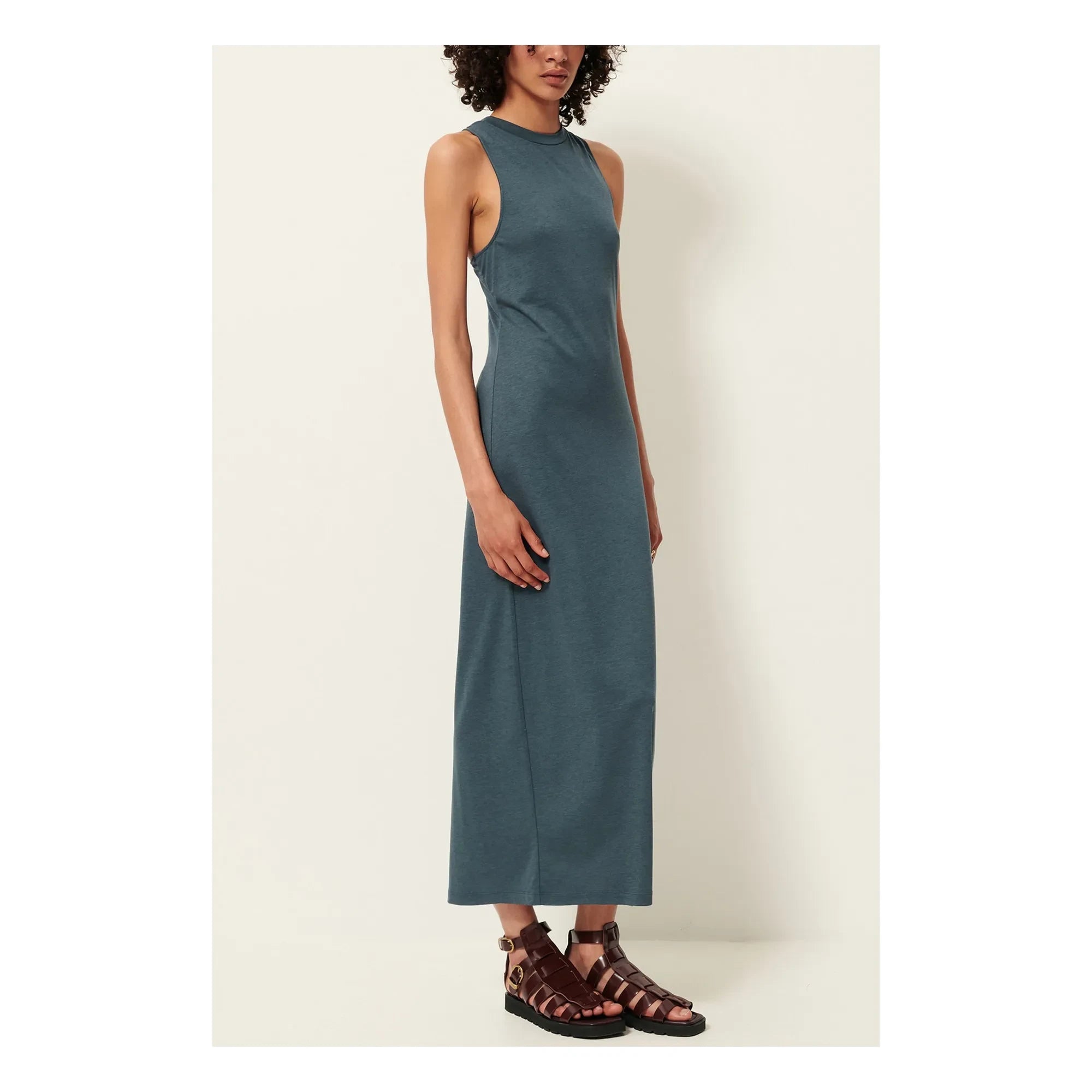 Sessùn - Vestido Danae | Azul grisáceo
