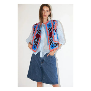 Lollys Laundry - Chaqueta Bin de algodón | Azul