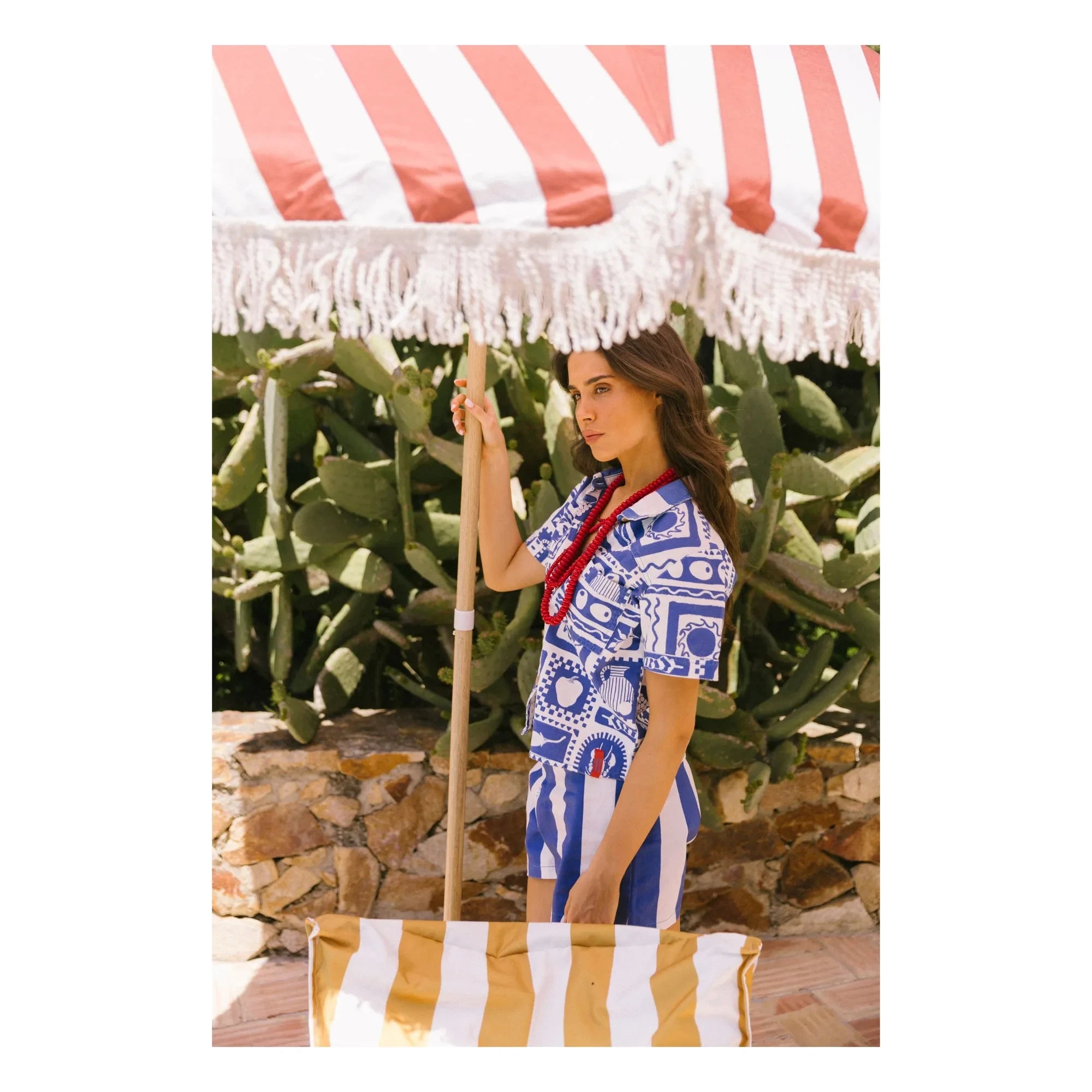 Favorite People - Pantalón Corto a Rayas Positano - Colección de Mujer | Mavi