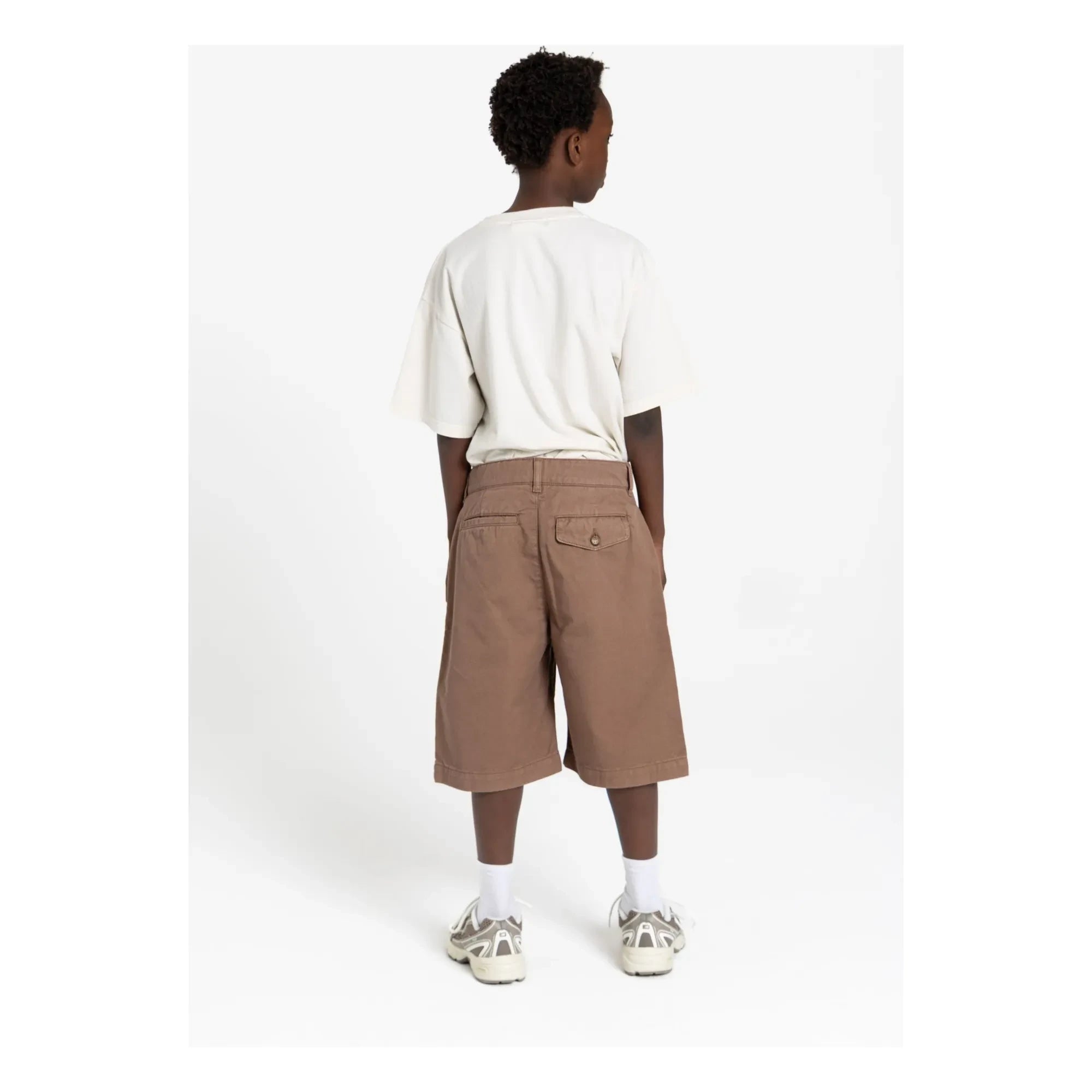 Finger in the nose - Jacob Chino Short Large | Marrón mate