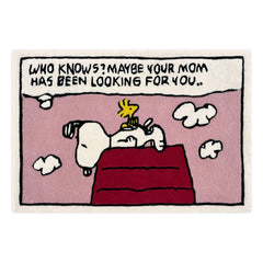 Maison Deux - Alfombra Peanuts Comic | Rosa