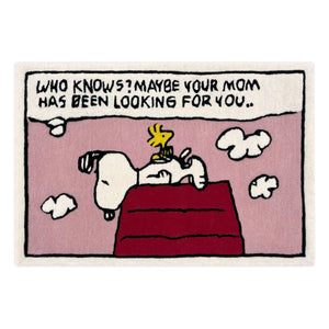 Maison Deux - Alfombra Peanuts Comic | Rosa