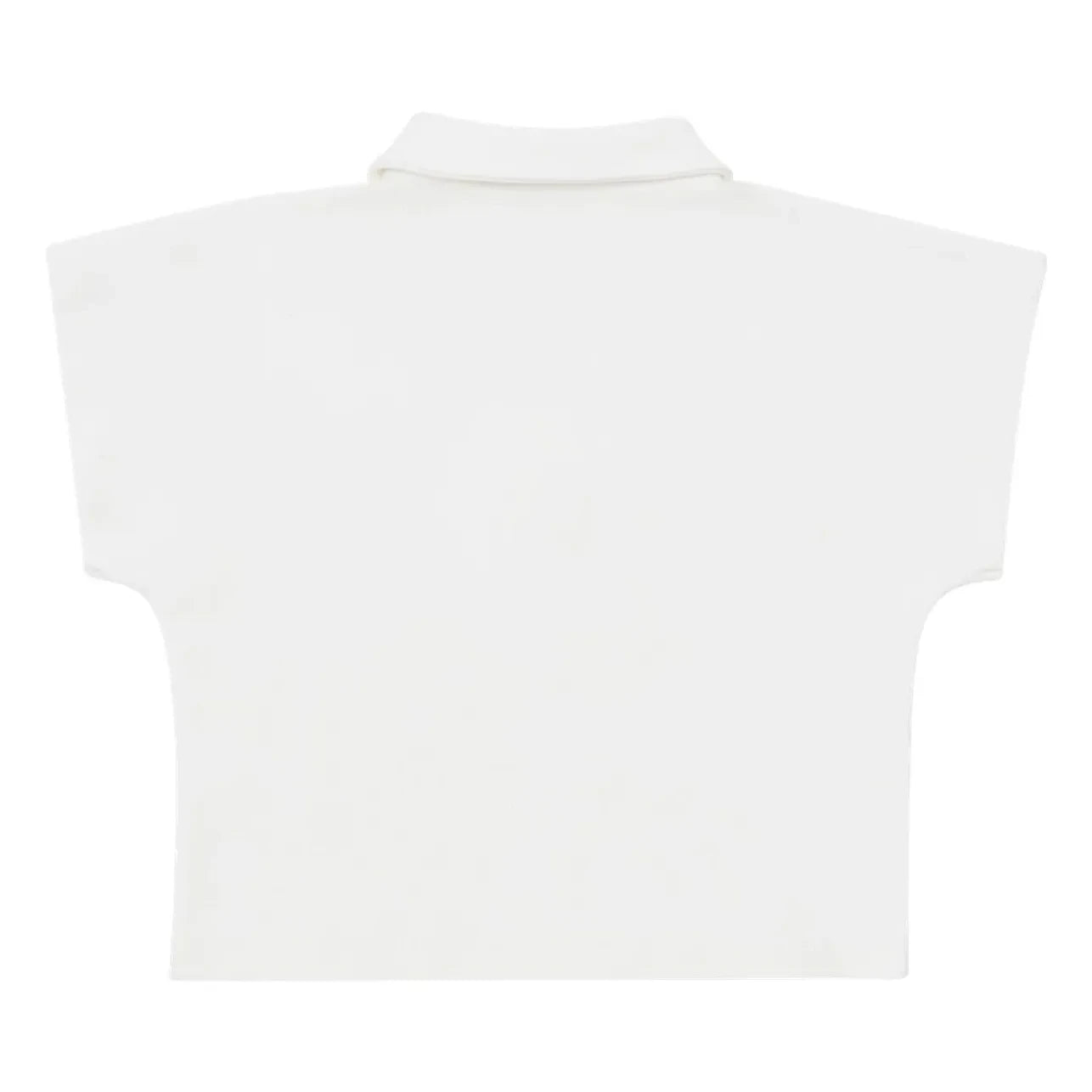 Donsje - Top Ivelle Claudine con cuello | Blanco