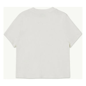 Main Story - Camiseta de algodón orgánico regular | Blanco