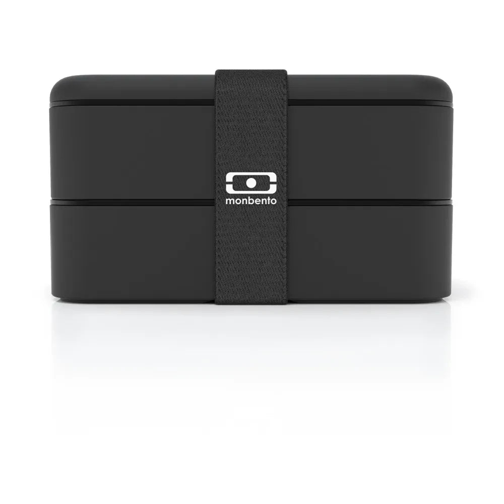 Monbento - MB Original Bento, con 2 Compartimentos Herméticos | Negro