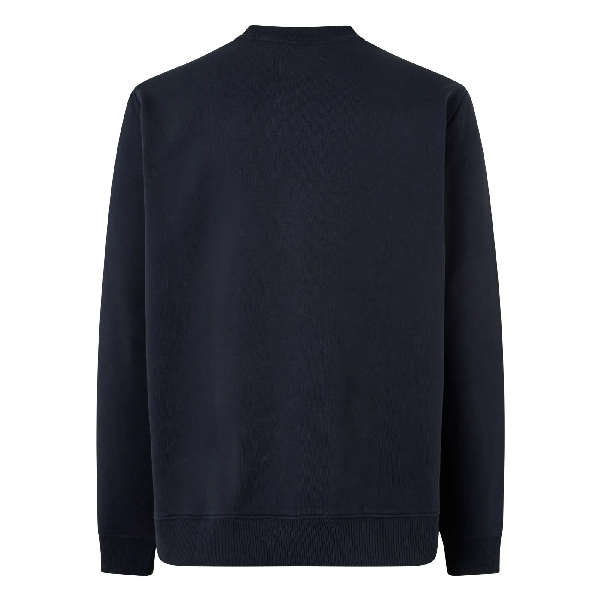 Samsoe Samsoe - Sudadera Norsbro de cuello redondo de algodón orgánico | Azul Oscuro