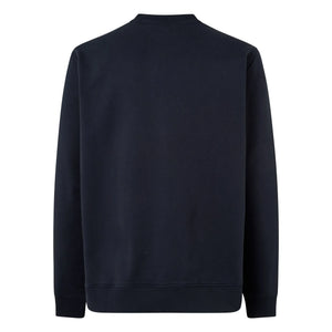 Samsoe Samsoe - Sudadera Norsbro de cuello redondo de algodón orgánico | Azul Oscuro