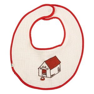 Bobo Choses - Conjunto de 2 baberos de granja | Rojo