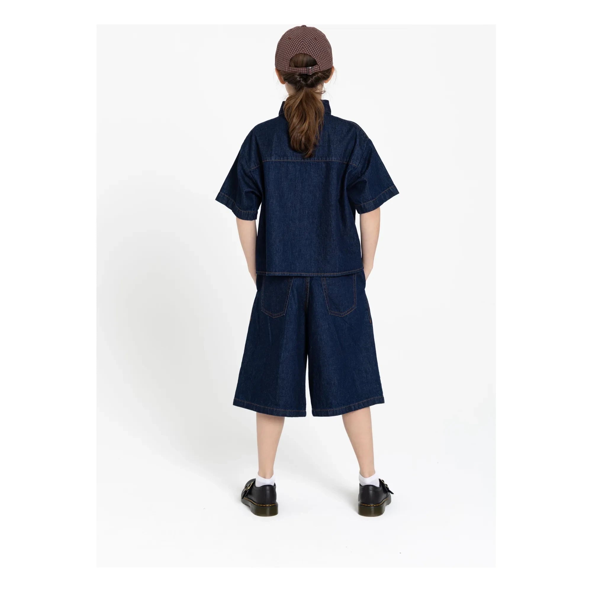 Finger in the nose - Pantalón corto Bermuda Denim Tate | Azul oscuro