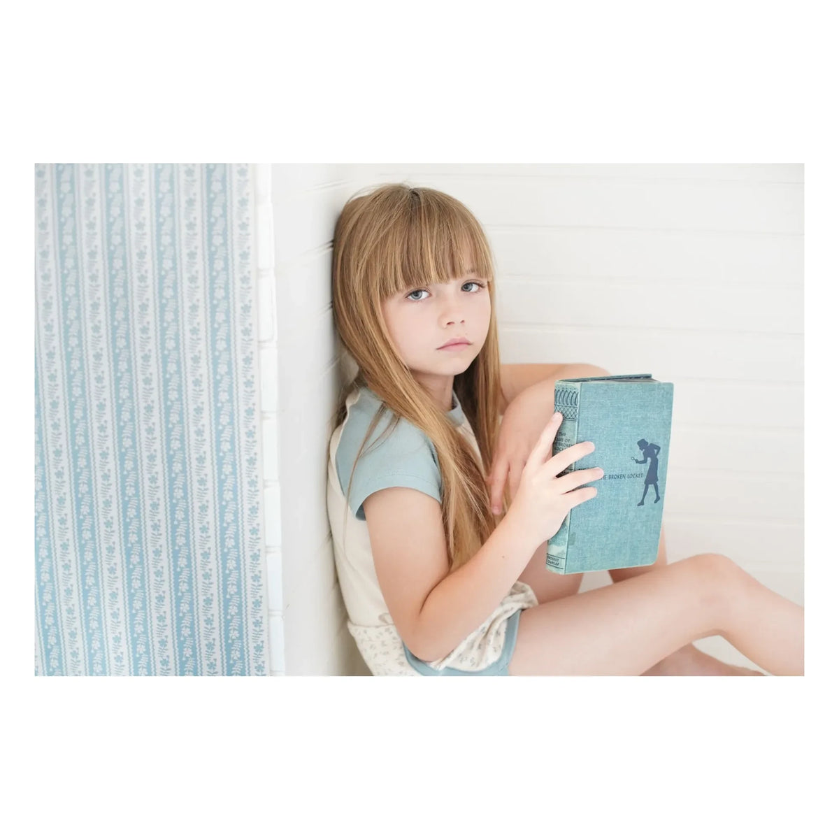 Soor Ploom - Camiseta de sóftbol de algodón orgánico bicolor | Azul hielo