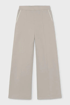 Pantalones lisos de algodón para mujer