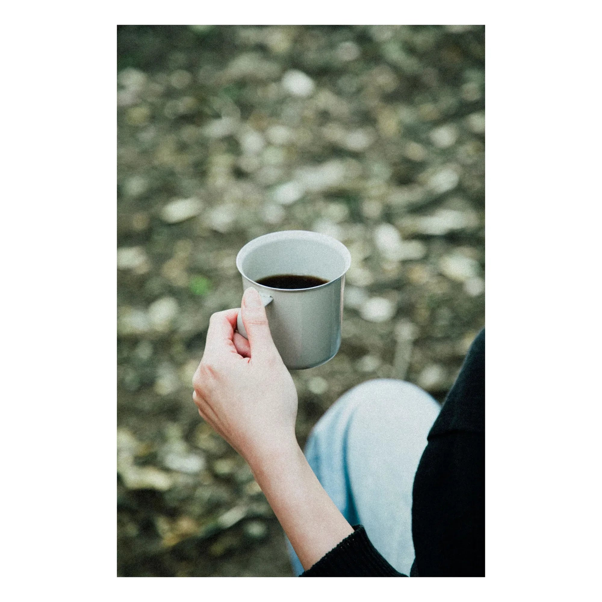 Kinto - Taza esmaltada Foris | Marfil