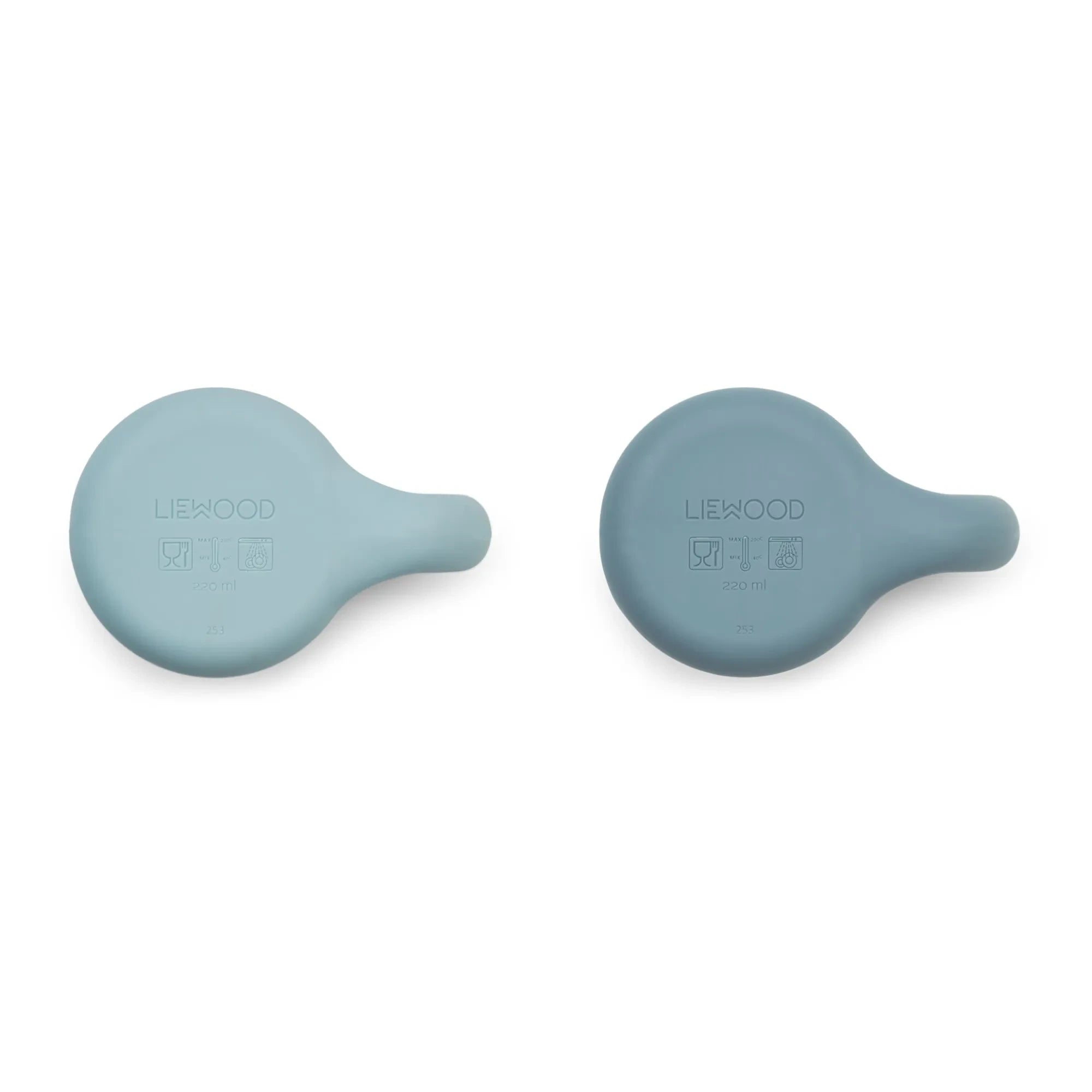 Liewood - Vasos de silicona Kylie - Set de 2 | Azul