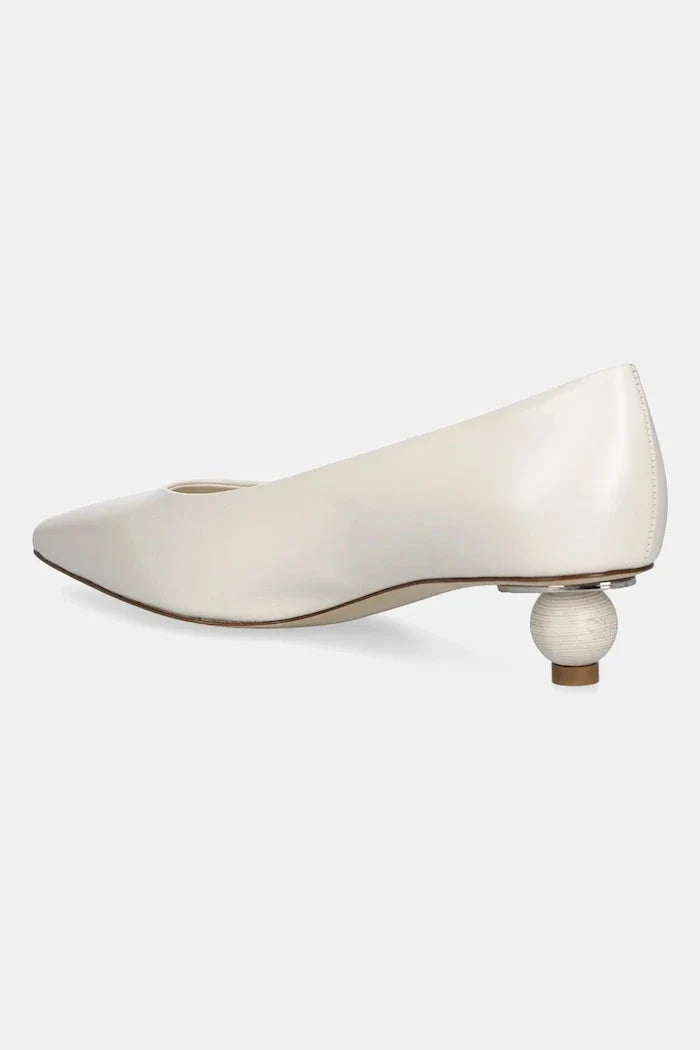 Zapatos de piel de tacón grueso Wkabacini Weekend Max Mara