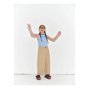 Main Story - Pantalón Varil de algodón orgánico | Beige