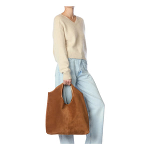 Jérôme Dreyfuss - Bolso tote Paco Velvet Crust | Caramelo