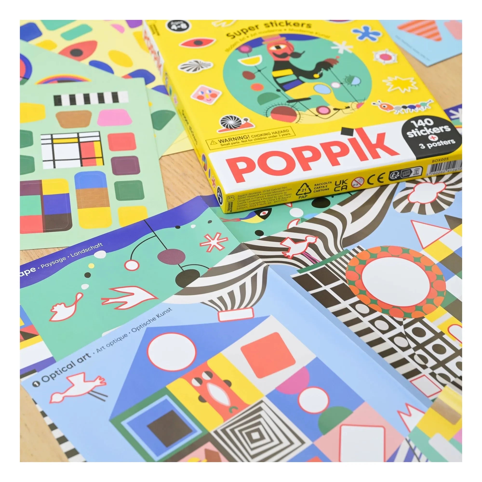 Poppik - Pegatinas de Arte Moderno