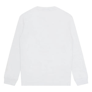 Stone Island - Camiseta Logo Manga Larga | Blanco
