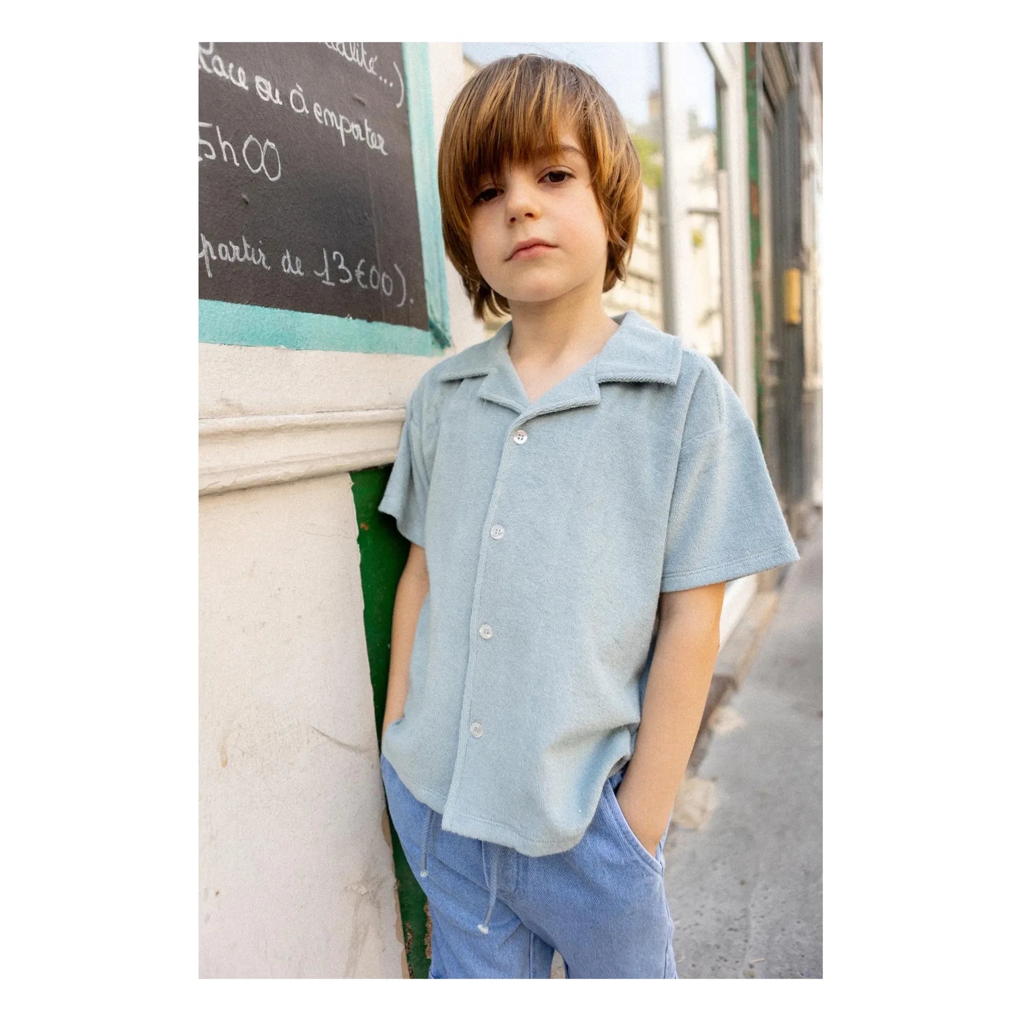 Louis Louise - Magnum Eponge Gömlek | Açık Mavi