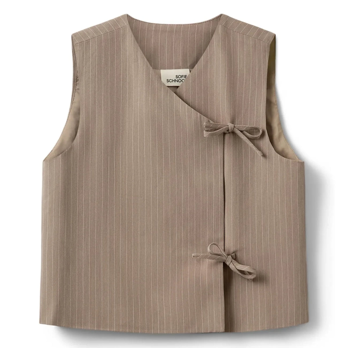 Sofie Schnoor - Chaleco Sin Mangas con Nudo Cailinsy | Beige