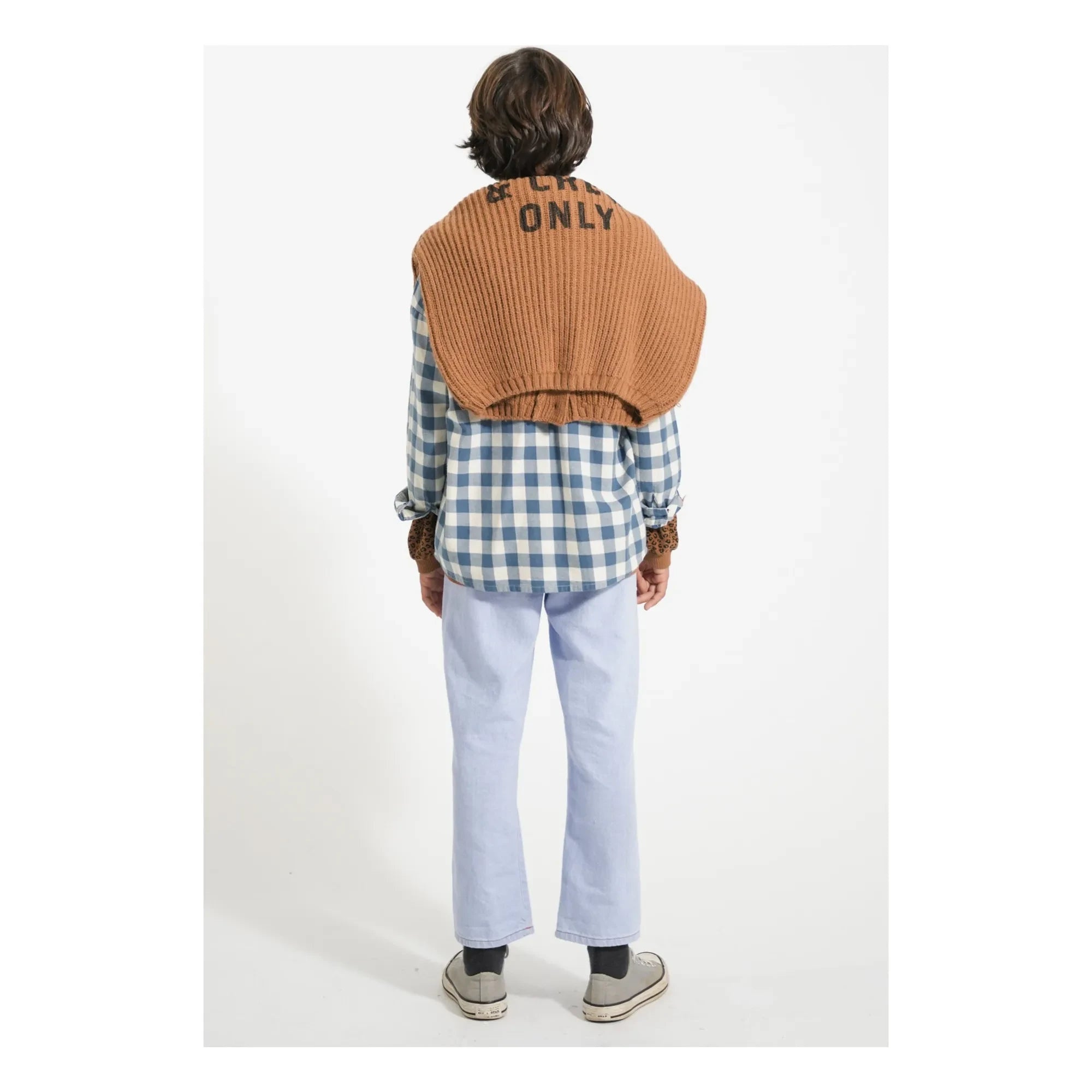 Piupiuchick - Camisa de cuadros de algodón orgánico | Azul