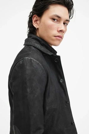 Chaqueta de cuero ALLSAINTS SURVEY LTHR BLAZER