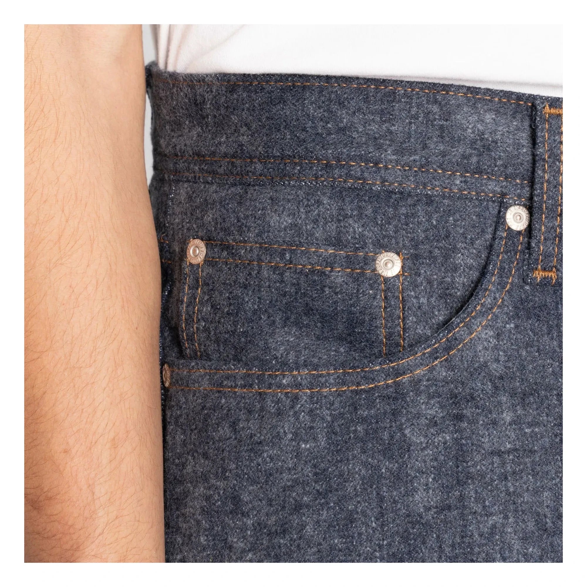 Naked & Famous - Jean Weird Guy Max Brush Selvedge | Índigo