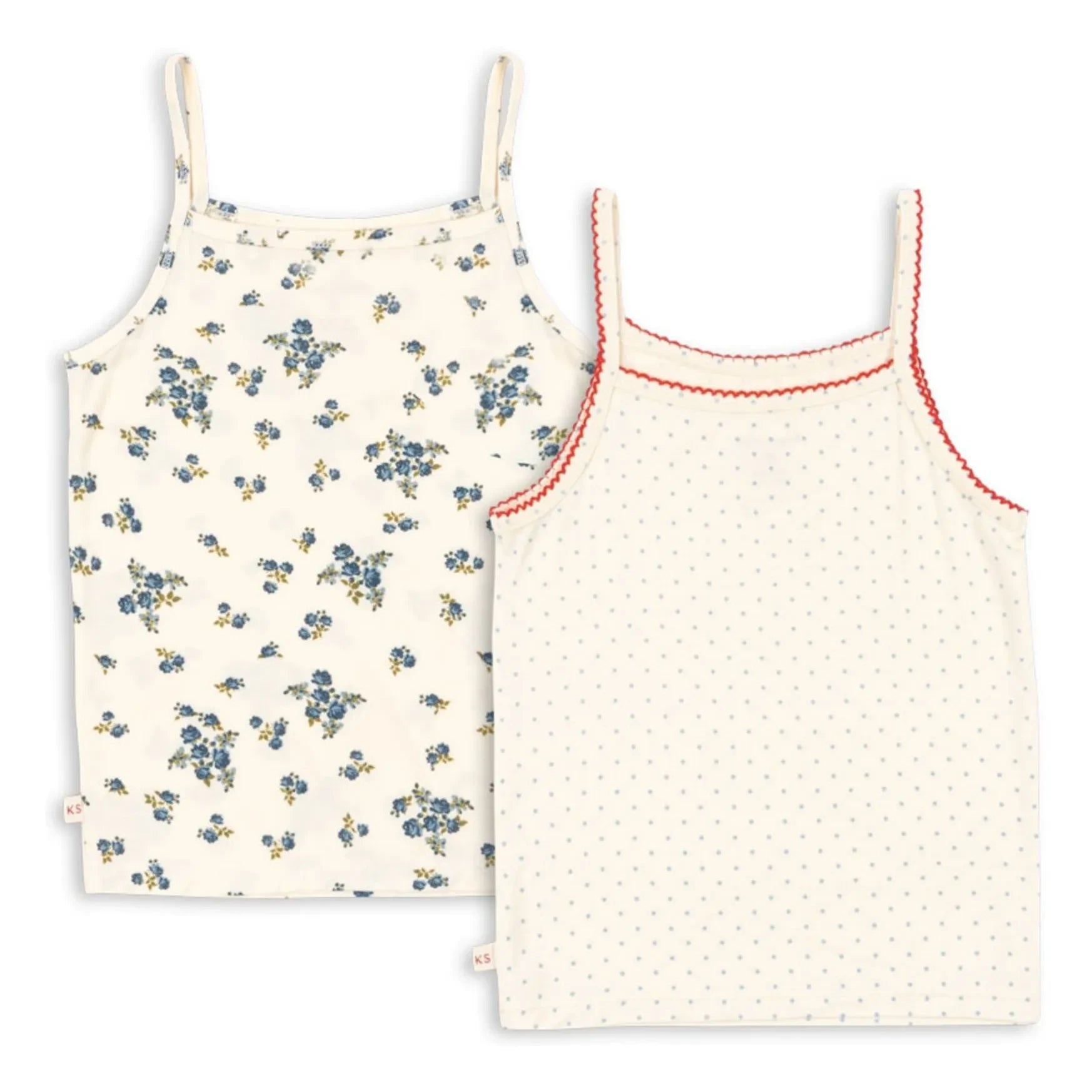 Konges Sløjd - Mímmi Pois - Pack de 2 camisetas de tirantes modales | Crudo