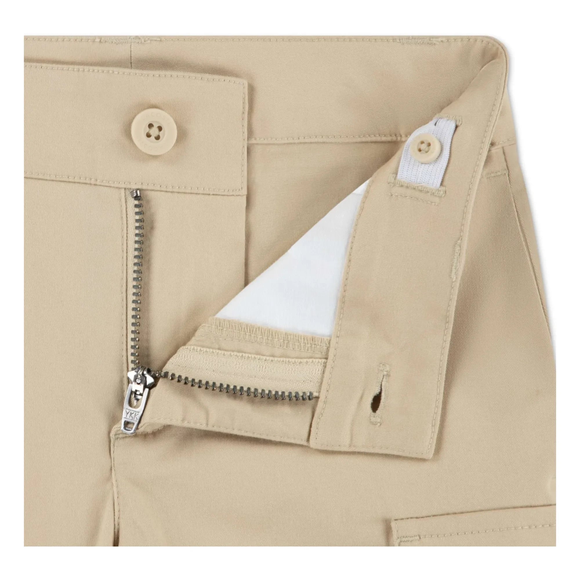 Lacoste - Bermudas Cargo de Algodón Orgánico | Beige