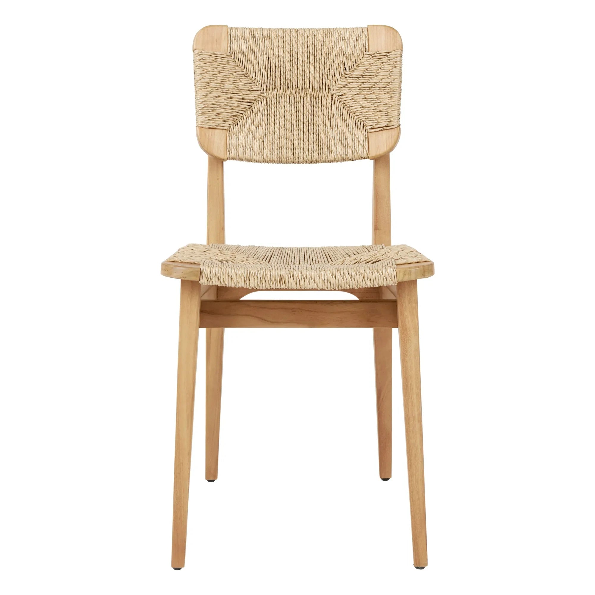 Gubi - Silla de exterior Marcel Gascoin con asiento de cuerda