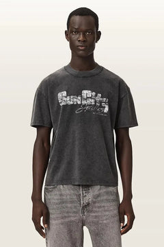 Camiseta básica de algodón para hombre AllSaints SUN