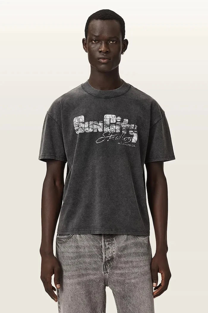 Camiseta básica de algodón para hombre AllSaints SUN