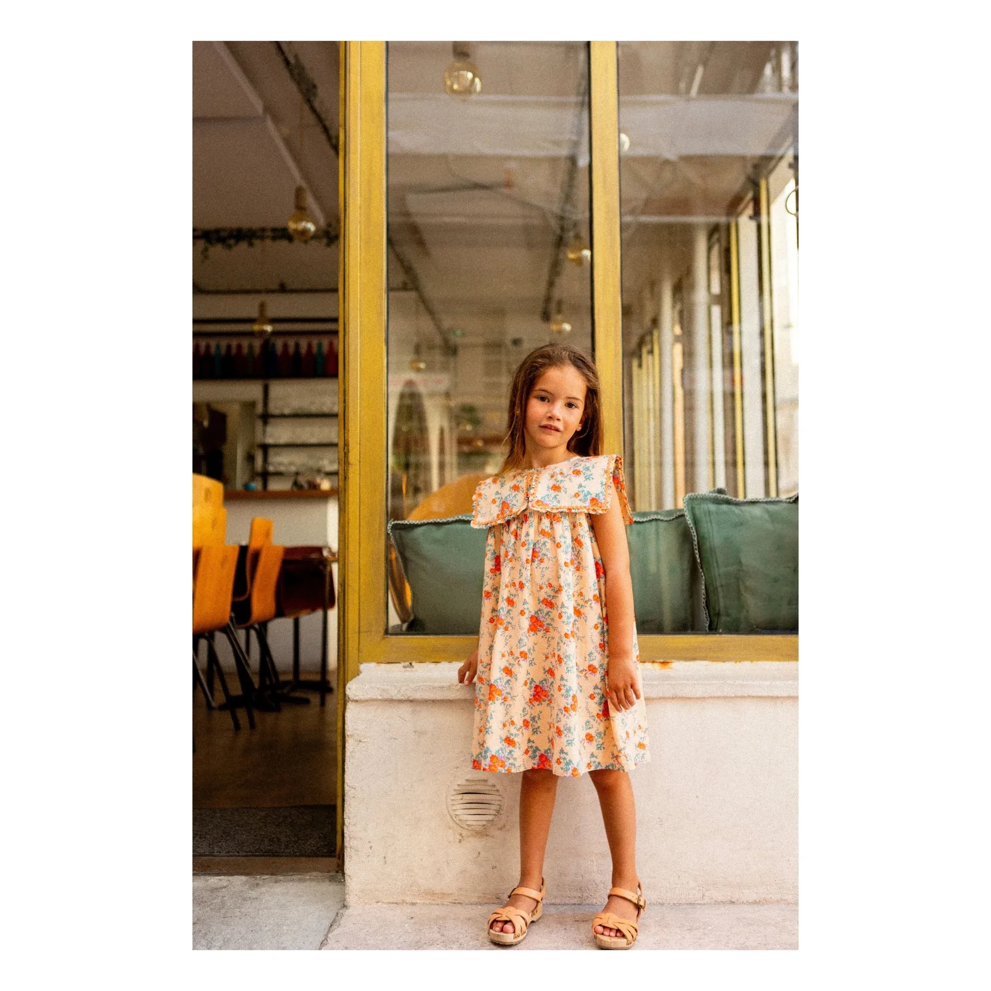 Louis Louise - Vestido Célestine Fleurie | Beige rosado