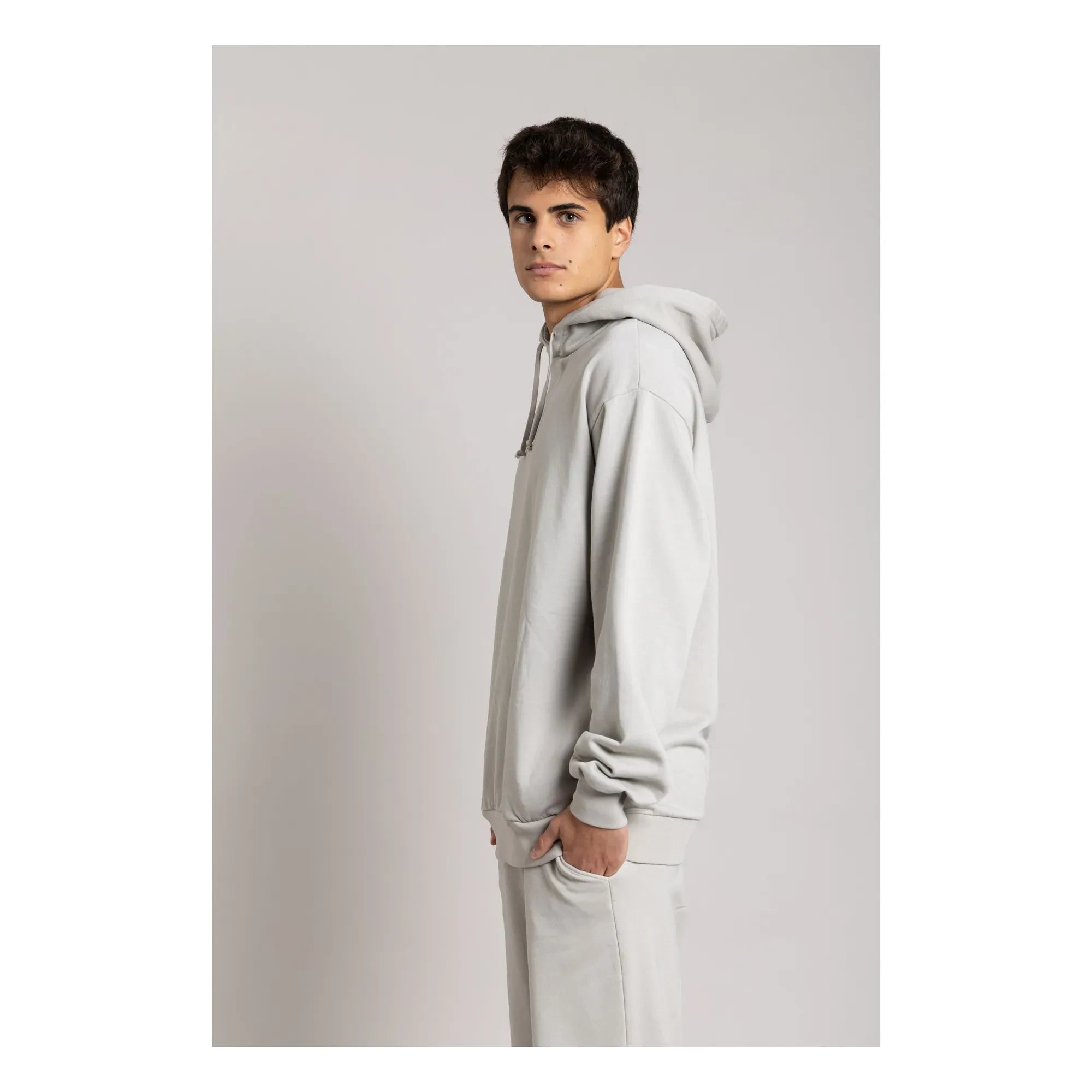 Smallable Man - Sudadera de algodón orgánico Java | Gris perla