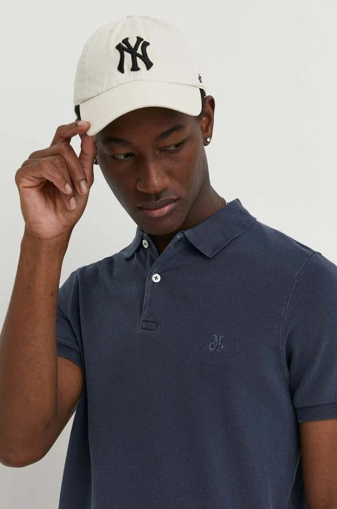Camiseta de hombre Marc O'Polo de algodón y elastano con cuello