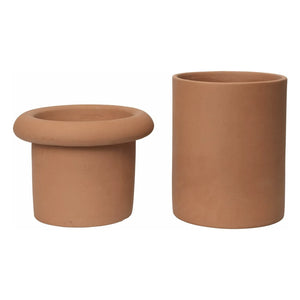 Ferm Living - Maceta Rollo | Terracota