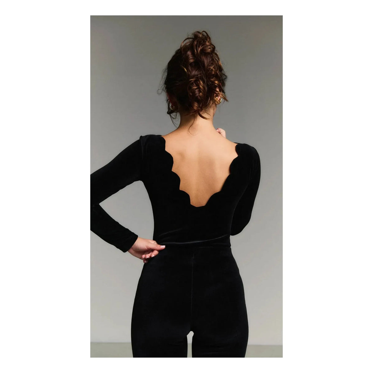 Flair - Vücut Katy Velours | Negro