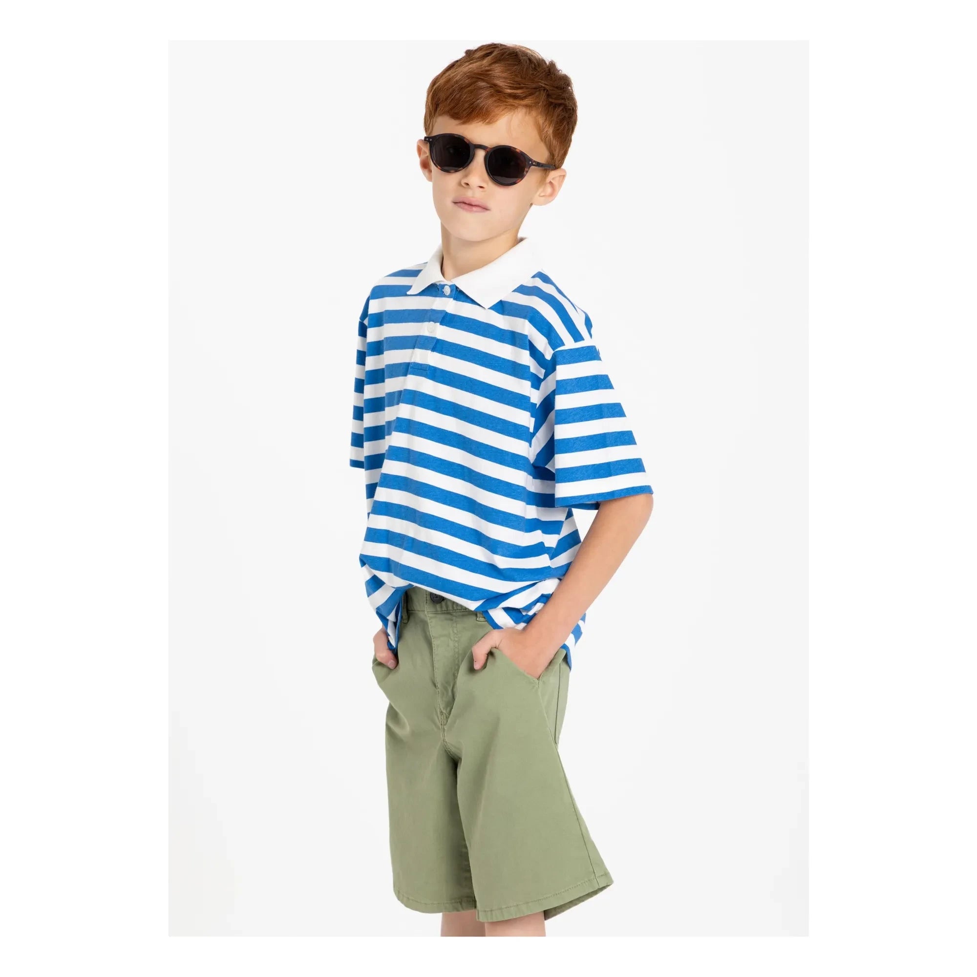 Smallable Kid - Pantalones cortos chinos Skye | Caqui