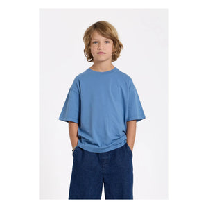 Smallable Kid - Camiseta de Algodón Orgánico Nils | Azul