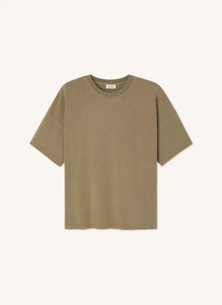 American Vintage - Fizvalley Camiseta de algodón | Caqui