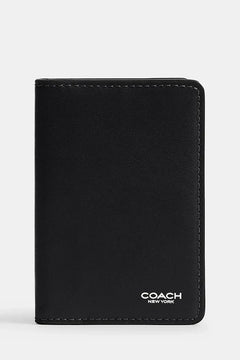 Tarjetero de cuero Coach