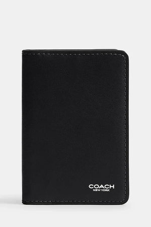 Tarjetero de cuero Coach