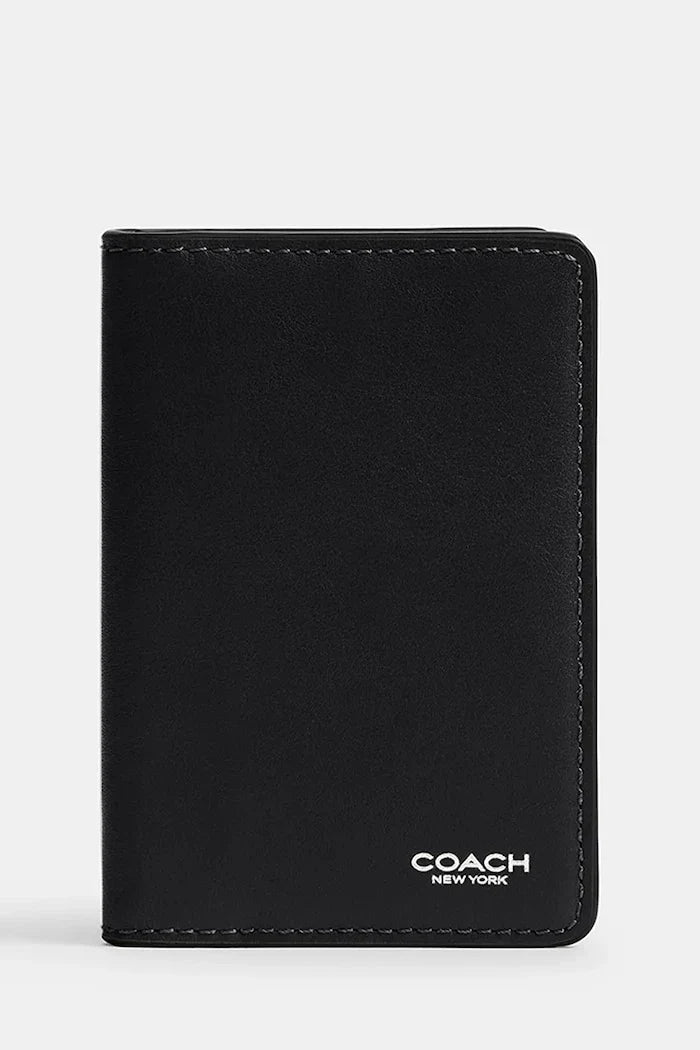 Tarjetero de cuero Coach