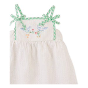 Gingersnaps - Vestido bordado Aviana | Blanco