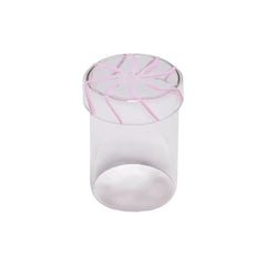 Hübsch - Joyero de cristal rosa