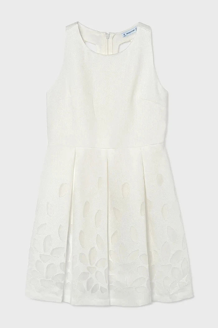 Vestido infantil de lino Mayoral