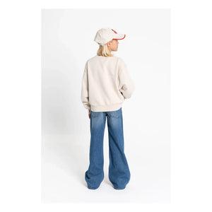 Smallable Kid - Sudadera de algodón orgánico Maia | Crema